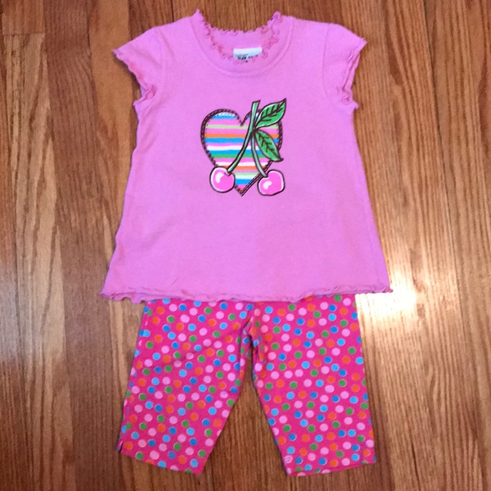 Flap Happy Toddler Girls Size 3 Shirt & Shorts Set